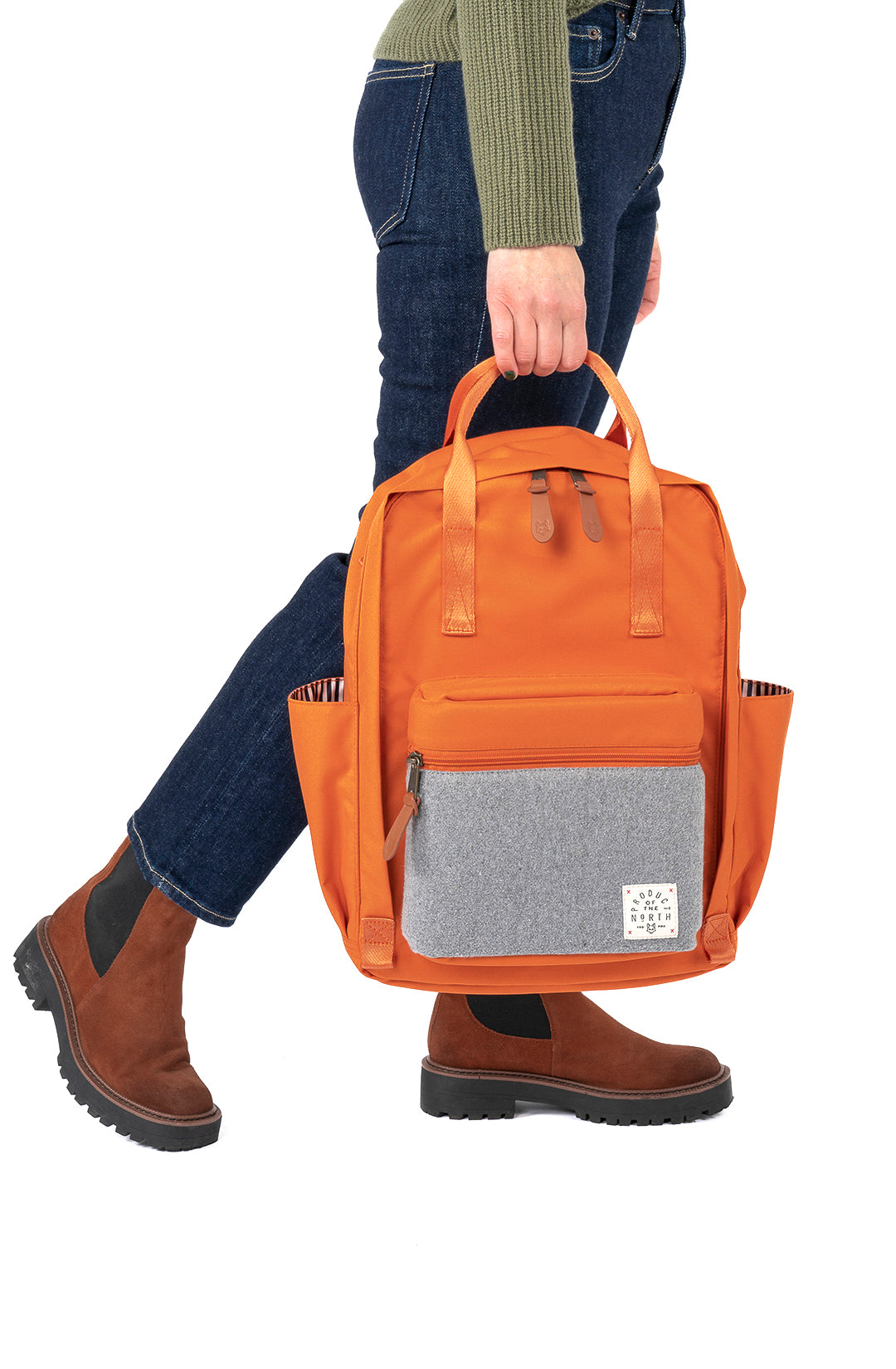 Elkin Diaper Bag Backpack (Burnt Orange)