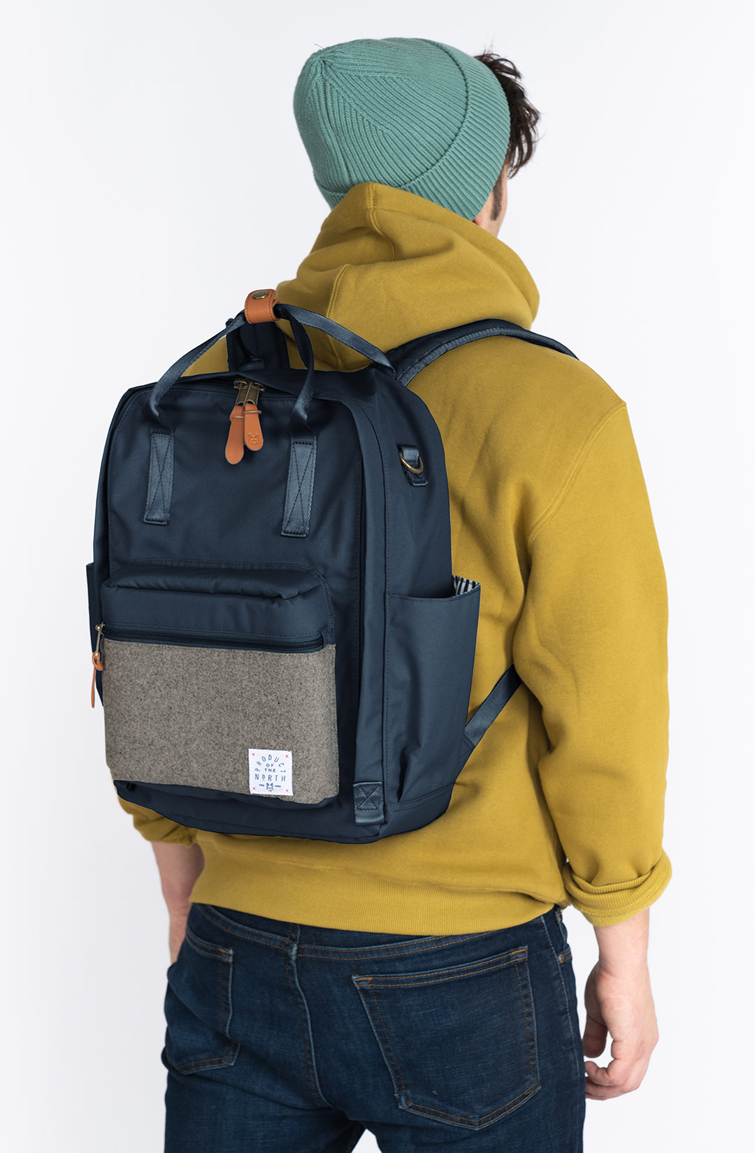 Elkin Diaper Bag Backpack (Navy Blue)