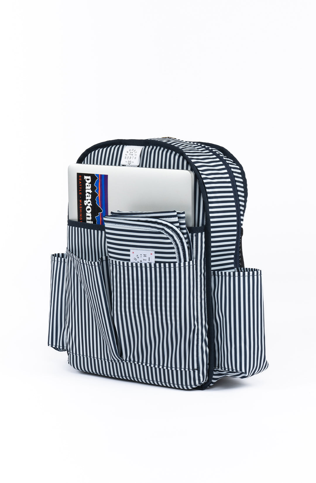 Pacific Pack Diaper Bag (Navy/Saffron)