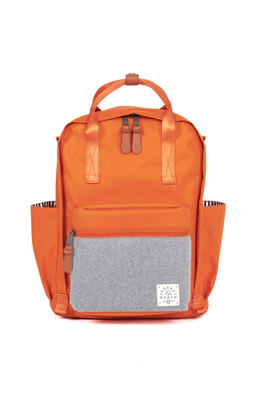 Elkin Diaper Bag Backpack (Burnt Orange)