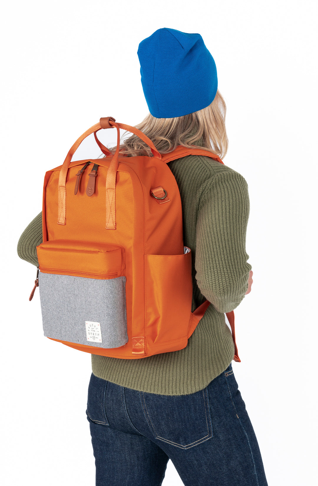 Elkin Diaper Bag Backpack (Burnt Orange)