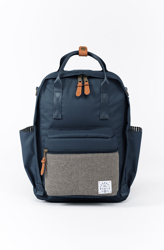 Elkin Diaper Bag Backpack (Navy Blue)
